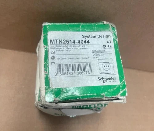 Schneider Ekectric System Design - MTN2514-4044 - Socket Outlet with Pin Earth