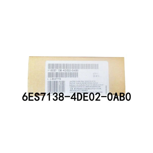 New Siemens 6ES7138-4DE02-0AB0 Electronics module for ET200S 6ES7 138-4DE02-0AB0