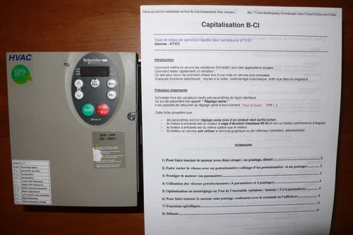 VARIATEUR VITESSE 三相 380V 3kW 施耐德电气 ATV21HU30N4 ALTIVAR 21