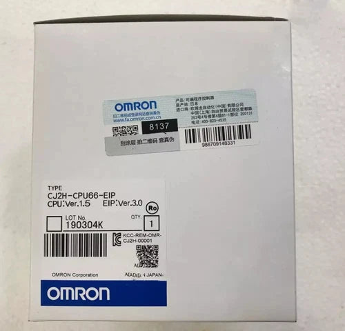 1PC OMRON CJ2H-CPU66-EIP PLC Module CJ2HCPU66EIP New In Box Fast Shipping