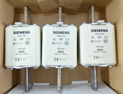 3 St¨¹ck SIEMENS (3NA3 260) Sicherungseinsatz | 400A | 500V/120kA | NH2