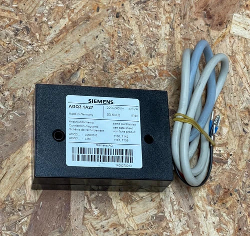 Siemens - AGQ3.1A27 - Auxiliary Unit for UV Flame Supervision (220-240V, 4.5VA