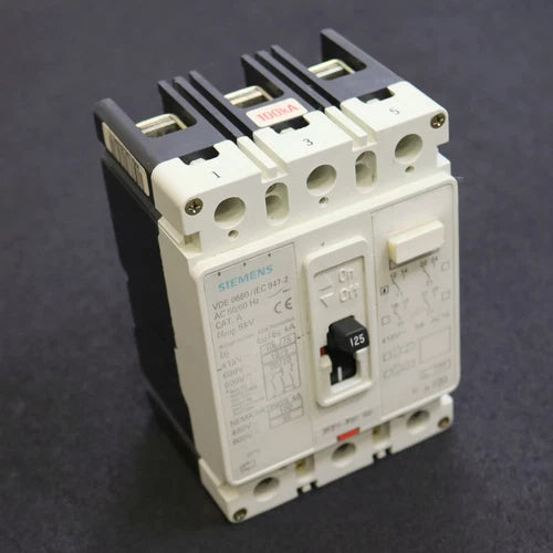 SIEMENS Circuit Breaker In=125A 3VF3211-3FU41-0AB1 100kA Uimp = 8kV 50/60Hz