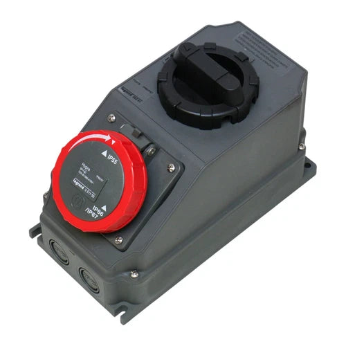 59261 LEGRAND, Legrand Hypra / CEE Switched socket 16A 6h 400V 3P+A IP66/67-5...