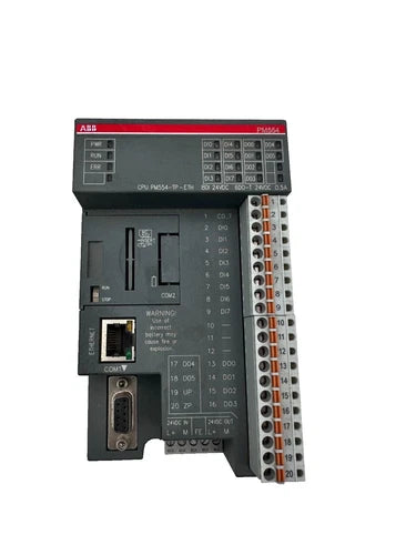 ABB PM554 PM554-TP-ETH 1SAP120600R0071 CENTRAL PROCESSING UNIT 128kB ETHERNET