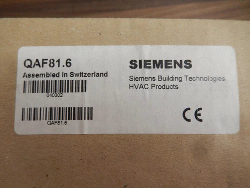 QAF81.6 HVAC Products SIEMENS