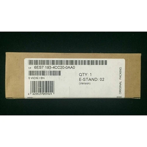 New Siemens 6ES7193-4CC20-0AA0 Terminal module for ET 200S 6ES7 193-4CC20-0AA0