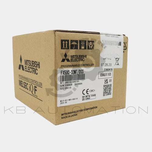 FX5UC-32MT/DSS Mitsubishi MELSEC IQ-F Series FX5U 32 pontos PLC, 24V fonte DC