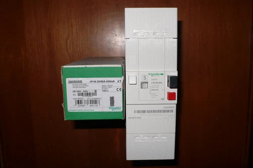 DISJONCTEUR DIFFERENTIEL BRANCHEMENT 30/60A 500mA S, SCHNEIDER ELECTRIC 260500S