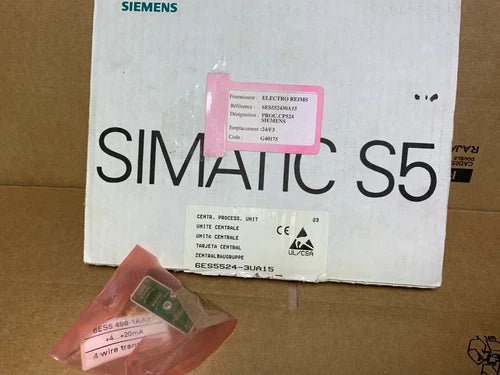 1  x  SIEMENS SIMATIC S5 6ES5524-3UA15 new + 6es5 498-1AA71