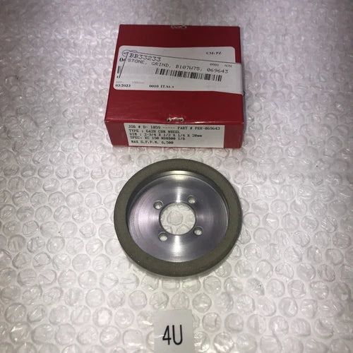 **KORBER 2-3/4 X 1/2 X -1/4 X  20mm PLAIN CUP WHEEL 069643 STONE GRIND #
