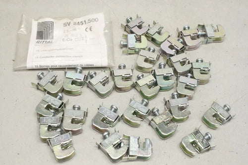 28x RITTAL Leiteranschlussklemmen f¨¹r Rundleiter 2,5-16 mm?/ Kupfer SV3451.500