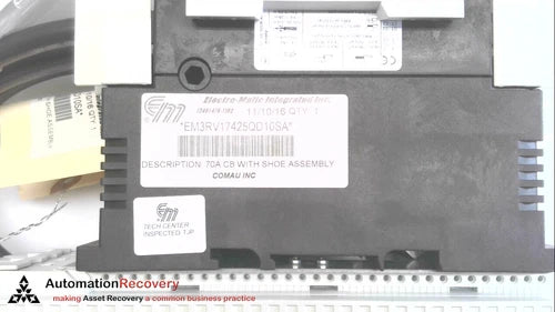 SIEMENS EM3RV17425QD10S, CIRCUIT BREAKER ASSEMBLY, 3RV1742-5QD10, NEW* #281811
