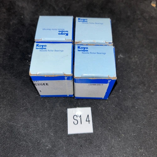 (4) Koyo Needle roller Bearings  GC26 EE Fast Shipping! + Warranty