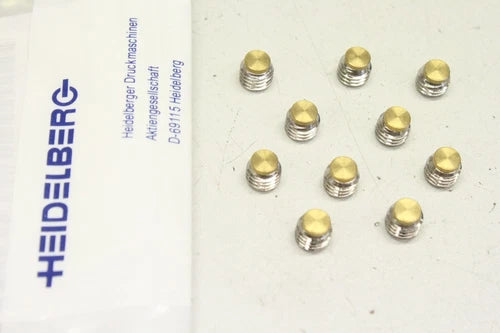 10x HEIDELBERG Druckst¨¹ck Kpl. M8x8 固定件 ZD.200-919-01-00 OVP