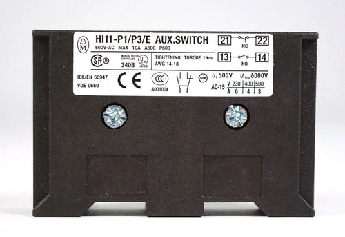 5 St¨¹ck Moeller HI11-P1/P3E Hilfsschalter | 600V-AC MAX 10A
