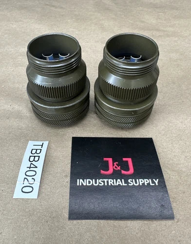 (2) NEW NO BOX SURPLUS- Amphenol 97-3106A-22-22P Straight Connector 97 Series