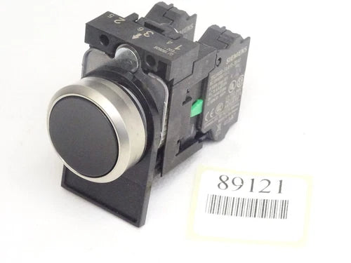 Siemens Drucktaster schwarz + 3SU1400-1AA10-3BA0 + 3SU1400-1AA10-3CA0 /Neuwertig