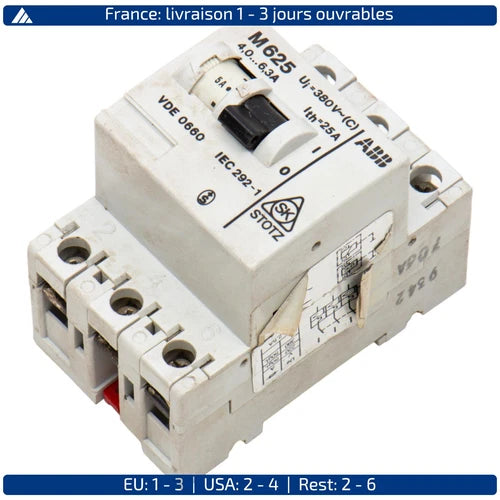 ABB M625, Disjoncteur, M625, M625, Not Applicable Used in stock at PLC2DAY