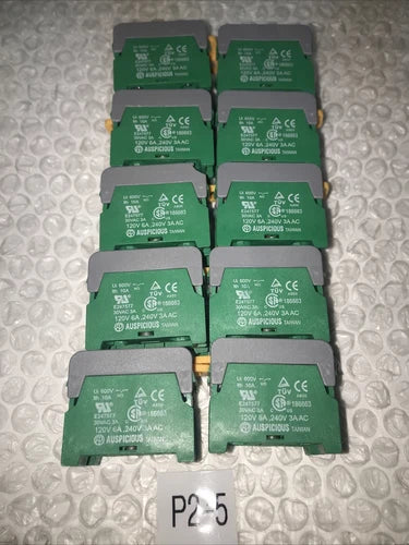 ** NEW ( Lot Of 10) E247577 CONTACT BLOCK AUSPICIOUS#