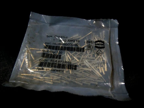 100 St¨¹ck | Harting | 09150006102 | Kontaktstift | 1 mm? | AWG 18