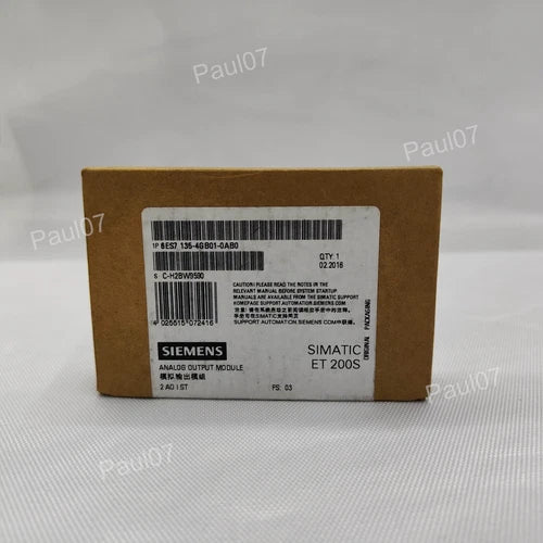 New Siemens 6ES7135-4GB01-0AB0 6ES7 135-4GB01-0AB0 Electronics module for ET200S
