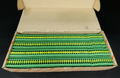 100 St¨¹ck Weidm¨¹ller ZPE 4 Schutzleiter-Reihenklemme | 1632080000 | NEU