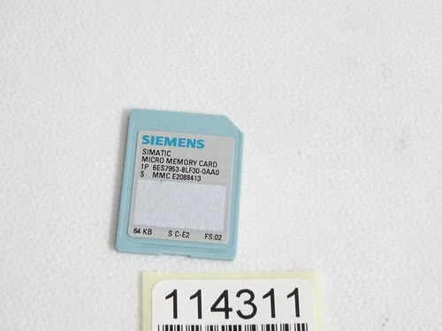 Siemens Micro Memory Card 64KB 6ES7953-8LF30-0AA0 6ES7 953-8LF30-0AA0