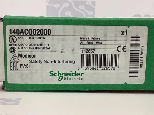 140ACO02000 - SCHNEIDER ELECTRIC Analog Output Modulo Nuovo