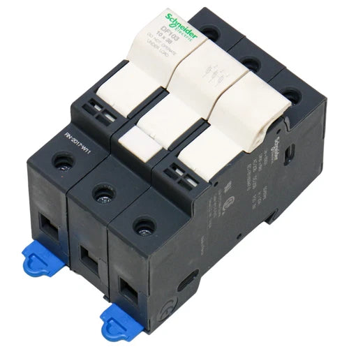 DF103 SCHNEIDER ELECTRIC, TeSys - Suporte de fus¨ªvel - 3M - 32A DF103 TeSys - Fus¨ªvel ....