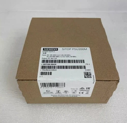 New Siemens 6EP1333-3BA10 6EP1 333-3BA10 SITOP PSU200M stabilized power supply