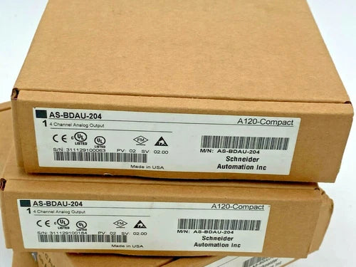 施耐德 Modicon TSX Compact AS-BDAU-204 A120 紧凑型 4 通道输出 全新密封