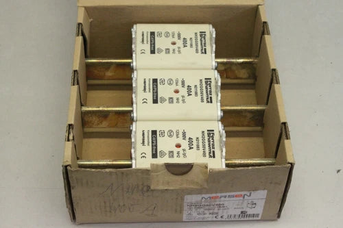 3x Ferraz Shawmut 400A 500V N211083  NH2 Sicherungseinsatz  NH2GG50V400 OVP