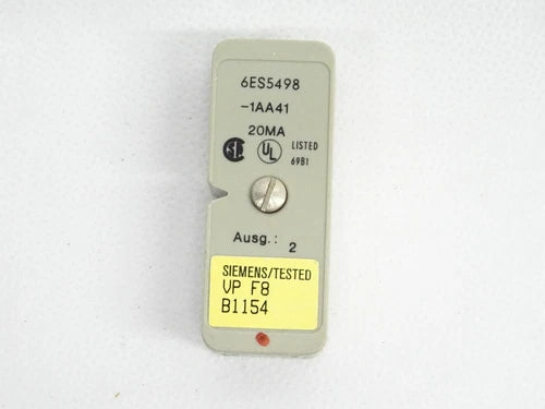 Siemens 6ES5498-1AA41 / 20MA / 6ES5 498-1AA41 / Ausg.: 2