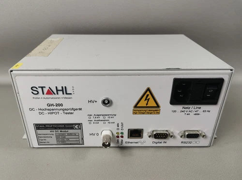 Stahl GH-200 / GH-200.10A DC-Hochspannungspr¨¹fger?t
