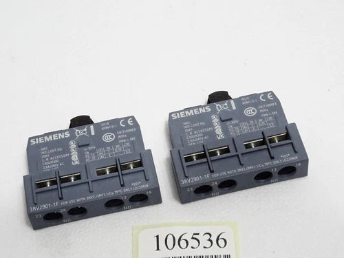 Siemens Hilfsschalter 3RV2901-1F / Inhalt : 2 St¨¹ck / Neu