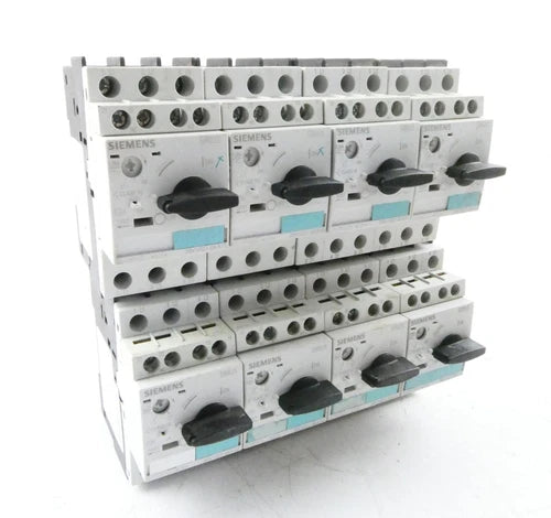 8x SIEMENS SIRIUS 3RV1021-0KA10 CIRCUIT BREAKER - set of 8