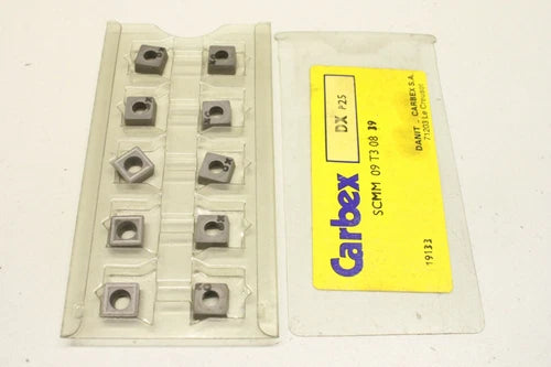 10x Carbex DXP25 SCMM 09 T3 08 39 Wendeschneidplatten SCMM09T30839 OVP