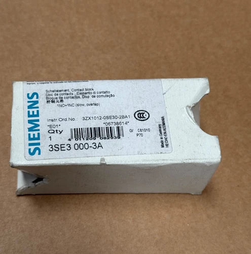 Siemens - 3ZX1012-0SE30-2BA1 - Instruction Manual Set for SIRIUS Control Devices
