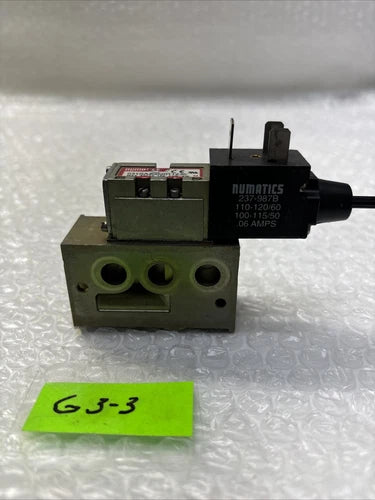 ** PREOWNED NUMATICS 031SA4002011Z30  110-120/60 100-115/50/ .06A 150PSI #