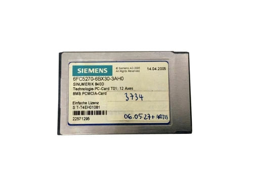6FC52706BX303AH0 - SIEMENS - 6FC5270-6BX30-3AH0 Tarjeta Memoria Reacondiciona