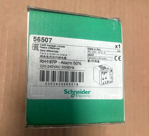 Schneider Electric RH197P 56507 30mA to 30A, 220/240VAC 50/60Hz, Alarm 50%