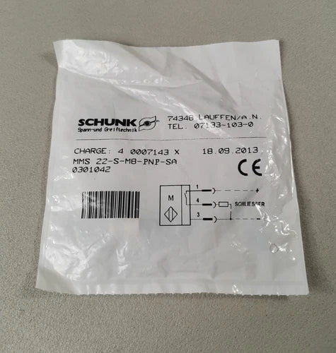 Schunk MMS 22-S-M8-PNP-SA 0301042 NEU OVP