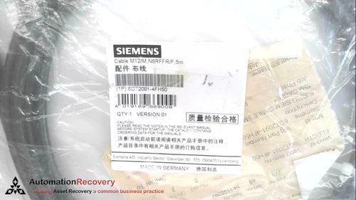 SIEMENS 6GT2091-4FH50 DOUBLE-ENDED MOBY I/E/U PLUG-IN CABLE, NEW #280396