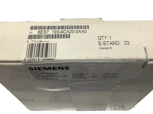 6ES71934CA200AA0 - SIEMENS - 6ES7193-4CA20-0AA0 Terminal mod.  NEW