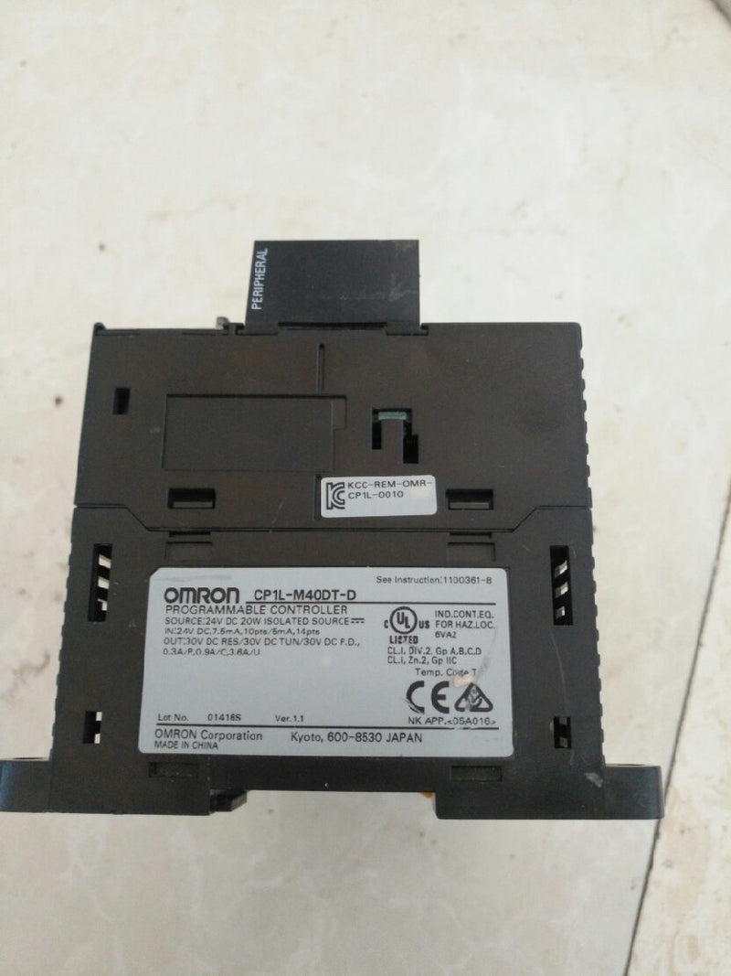 Omron CP1L-M40DT1-D(used)