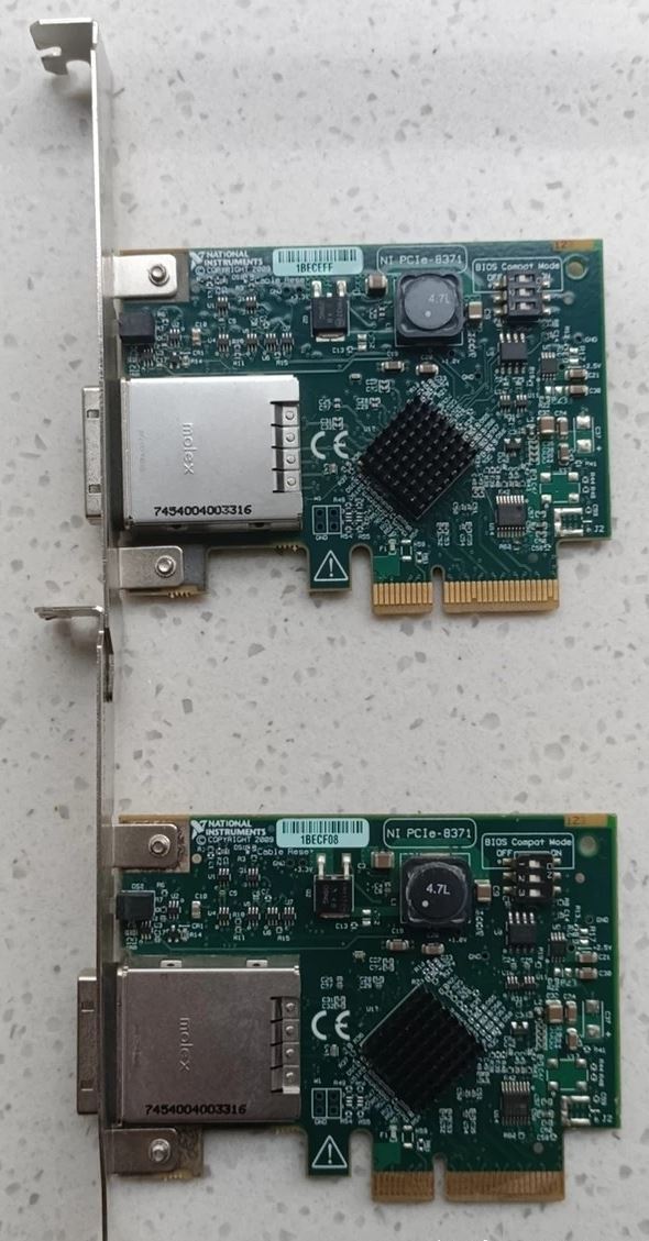 1 PC used For NI PCIE-8371