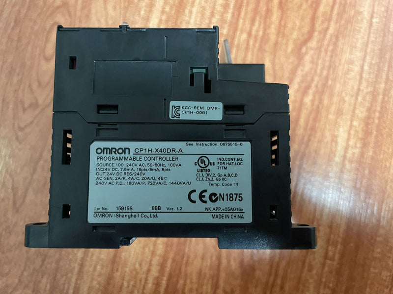 1PC USED Omron CP1H-X40DR-A