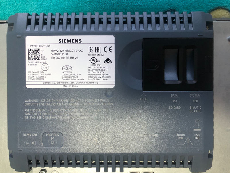 1PCS USED Siemens 6AV2124-0MC01-0AX0