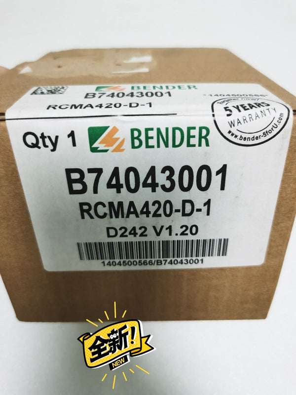 1 pc BENDER RCMA420-D-1new